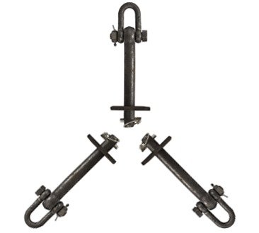 Man hole lifting pins