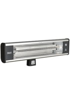 Sealey IWMH1809R High Efficiency Carbon Fibre Infrared Wall Heater 1800W/230V
