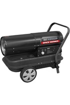Sealey AB1008 Space Warmer Kerosene/Diesel Heater 100,000Btu/hr with Wheels