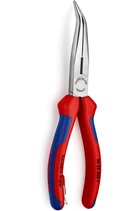 KNIPEX 2622200T Snipe Nose Side Cutting Pliers with Tether Attachment Point