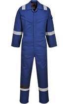 Portwest FR21 Royal Blue Bizflame Work FR Super Lightweight Anti-Static Coverall