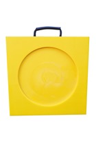 Hi-viz 400x400x40mm Recessed Square Outrigger Pad