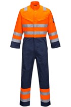 Portwest MV29 Orange/Navy Modaflame RIS Coverall