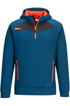 Portwest DX467 Quarter Zip Hoodie Metro Blue