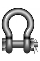 4000kg Stainless Steel Bow Shackle with Safety Bolt
