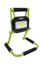 Sealey LEDFL20W Rechargeable Portable Fold Flat Floodlight 20W COB LED Lithium-ion