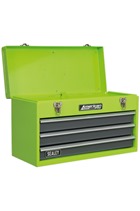 Sealey AP9243BBHV Tool Chest 3 Drawer Portable with Ball-Bearing Slides - Green/Grey