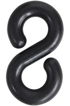 Plastic "S" Hook to connect chain to Plastic Post