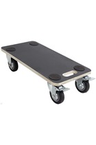 400kg Plywood Wooden Dolly Trolley c/w Brake