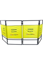 Hi-Viz Safety Barrier with 4 panels