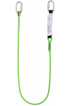 Shock Absorbing Lanyard with Karabiners