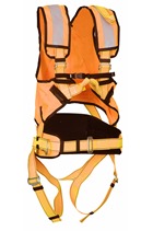 P50 Multi Purpose Safety Harness + High Viz (Orange)
