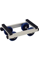 AluTruk PT1 Aluminium 550kg Piano Dolly with Fixed Rubber Wheels