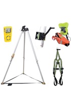 Kratos Safety Confined Space Rescue Kit c/w 20mtr Rescue Winch, Gas Detector, Breathing Apparatus & Harness..