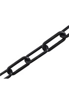 10mm BLACK Plastic Link Chain