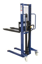 500kg Manual Stacker Truck 1600mm lift height