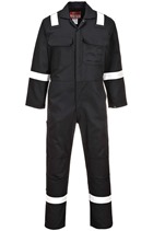 Portwest BIZ5 Black Bizweld Iona FR Coverall
