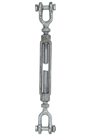 3/4" x 9" Galvanised Jaw/Jaw Turnbuckle WLL:2.36tonne