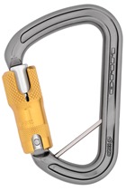 DMM A847CBANSI 30kN Klettersteig Locksafe ANSI Captive Bar Karabiner Titanium/Gold