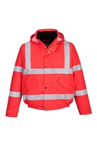 Portwest S463 Hi-Vis Winter Bomber Jacket Red