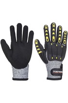 Portwest A722 Anti Impact Cut Resistant Glove Grey/Black