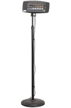 Sealey IFSH2003 Infrared Quartz Patio Heater 2000W/230V with Telescopic Floor Stand