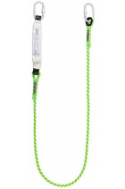 140kg Shock Absorbing Lanyard 2mtr c/w Karabiners