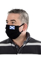 Pack of 2x 'Scotland' Two Layer Reusable Cotton Face Masks