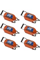 Spanset 50mm wide 5tonne Ratchet Strap 4mtr with Claw Hook (Box of 6)