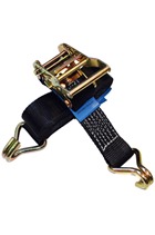 5000kg MBS Black Ratchet Lashings c/w Claw Hooks