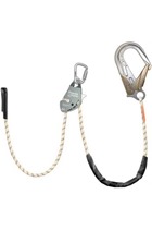 Heightec PIRANHA 2mtr Adjustable Lanyard - ANSI Steel Tri-Act
