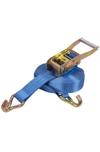 Ratchet Lashing Straps 5000kg MBS, Claw hooks.