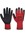 Portwest A100 Latex Grip Glove Red/Black (10pk)