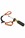 SQUIDS 3166 0.9kg Coil Tool Lanyard Dual Carabiners