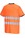 Portwest PW213 Short Sleeve Hi-Vis Cotton Comfort T-Shirt Orange/Black