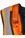 High Visibility ORANGE Jacket Safety Harness Elasticated With Quick Release Buckles