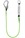 140kg Shock Absorbing Lanyard 1.75mtr c/w Scaffold Hook