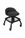 Sealey SCR02B Pneumatic Creeper Stool with Adjustable Height Swivel Seat & Back Rest