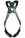 MSA V-FORM 2-point Full Body Safety Harness Qwik-Fit Leg Buckles X-Small