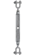 5/16" x 4-1/2" Galvanised Jaw/Jaw Turnbuckle Untested