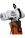 Electric hoist 250kg, 110 volt c/w bag.