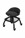Sealey SCR02B Pneumatic Creeper Stool with Adjustable Height Swivel Seat & Back Rest